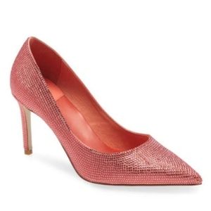 Jeffrey Campbell Nikia Pointed Toe Heel in Rose Pink Size 9.5 New!